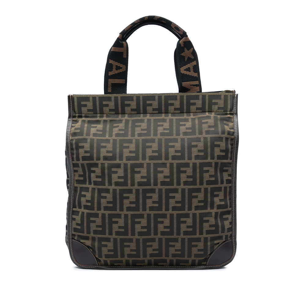 Pre-Loved Fendi Zucca Canvas Foldable Tote